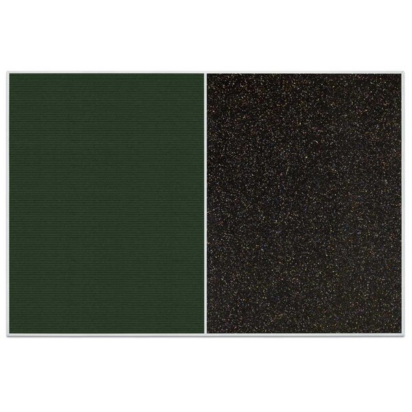 Sliding Door Indoor Enclosed Corkboard, 9